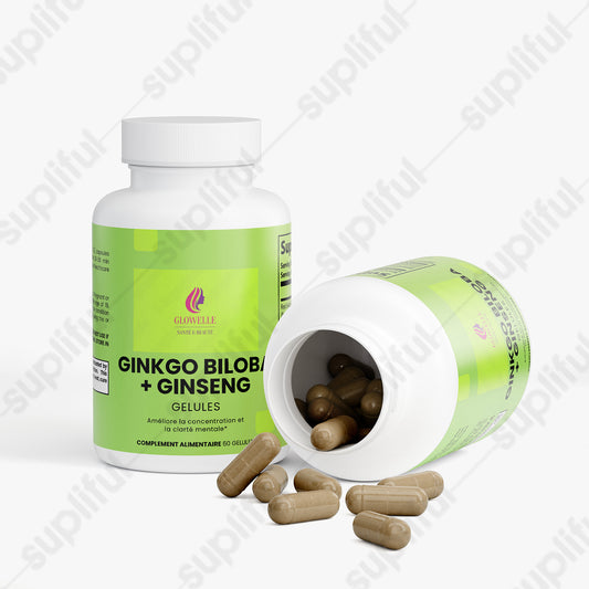 Ginkgo Biloba + Ginseng pour stimuler la circulation sanguine corps/cerveau