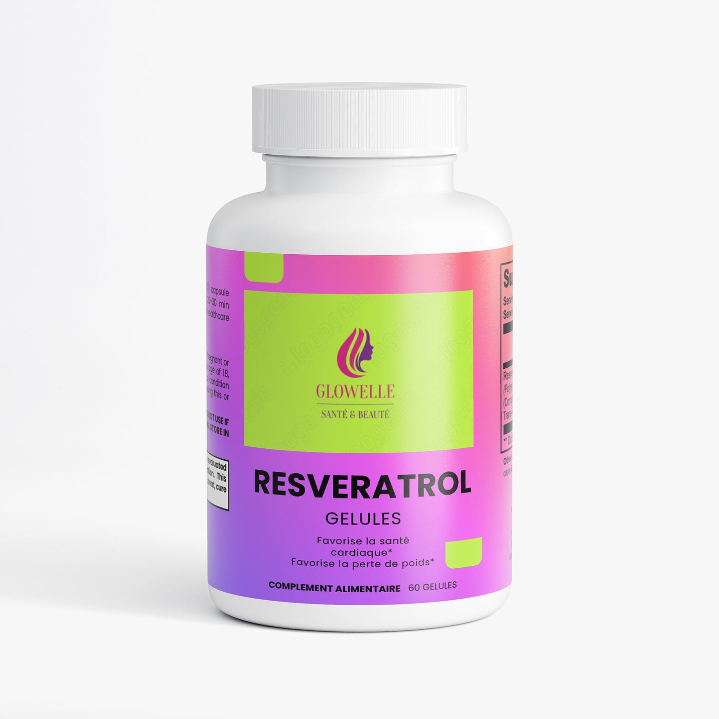 Resveratrol 50% 600mg : Régule votre cholestérol et aide à controler votre poids