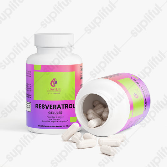 Resveratrol 50% 600mg : Régule votre cholestérol et aide à controler votre poids