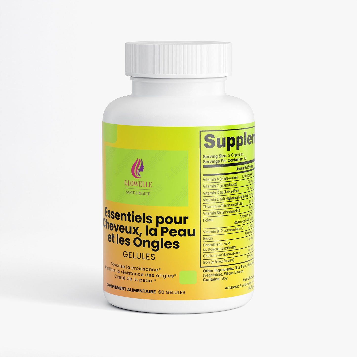 Essentiels pour Cheveux, peau et ongles